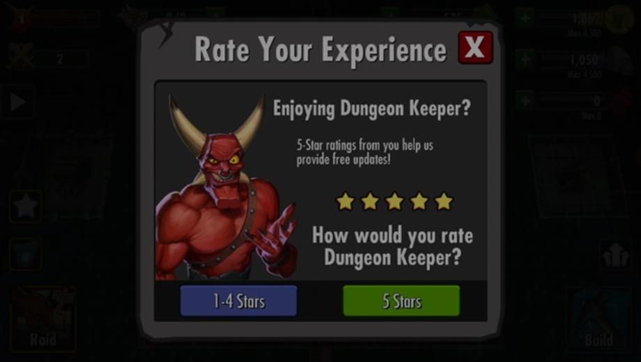 EA : Dungeon Keeper n'essaie pas de manipuler le classement des utilisateurs