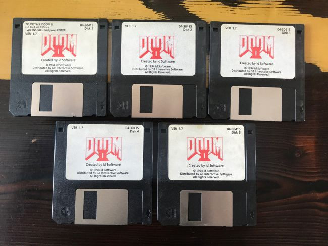 John Romero’s original Doom II floppy discs are up for sale