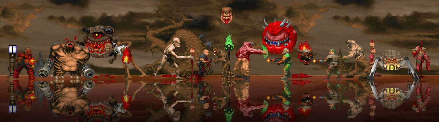 Un mod de Doom utiliza la IA para mejorar las texturas del juego