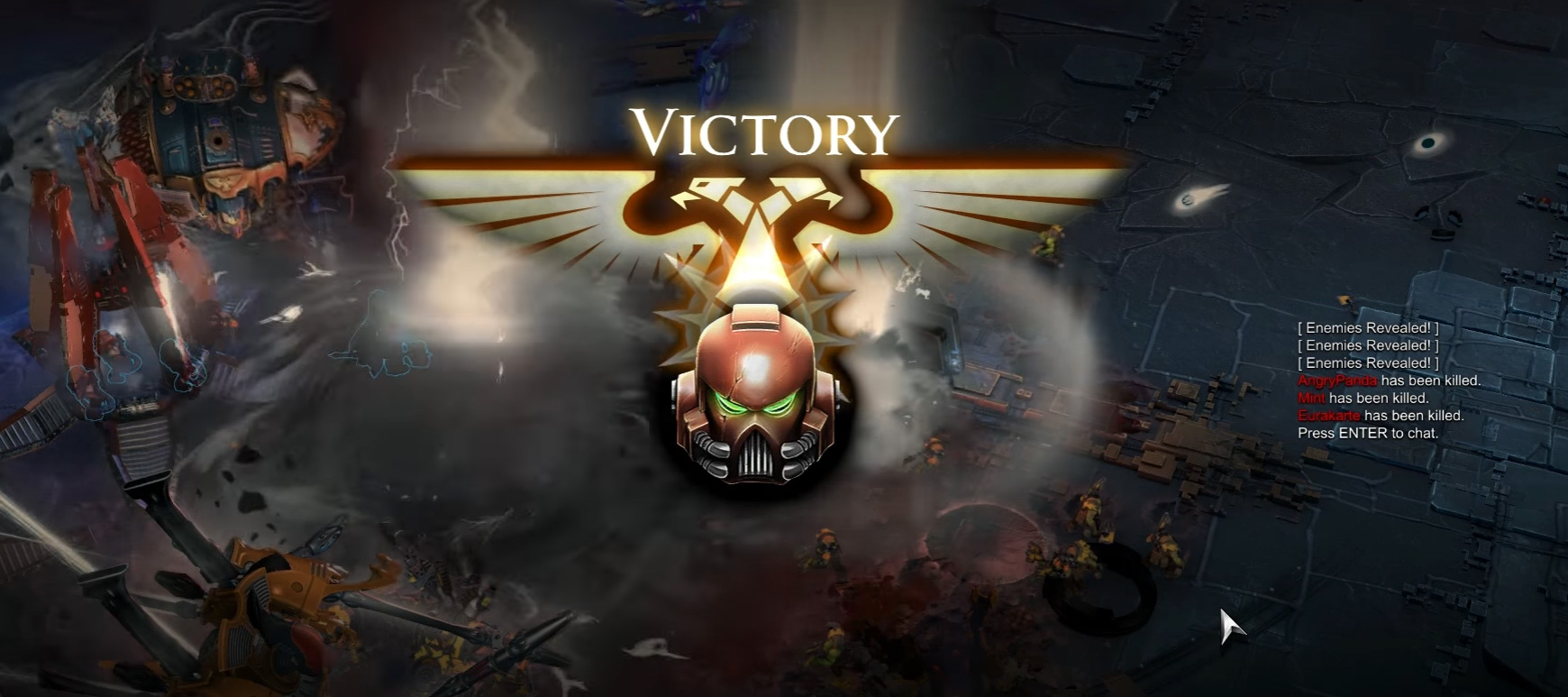 Aquí tienes 40 minutos de acción 3v3 de Dawn of War III