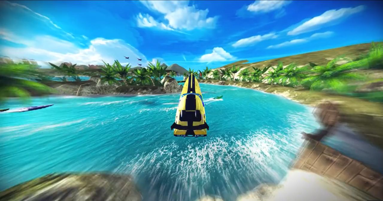Fahrer ist zurück als Speedboat Racer