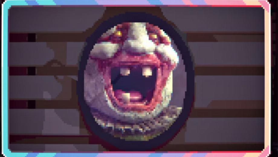 Dropsy confirms my coulrophobia in a creepy pixel world