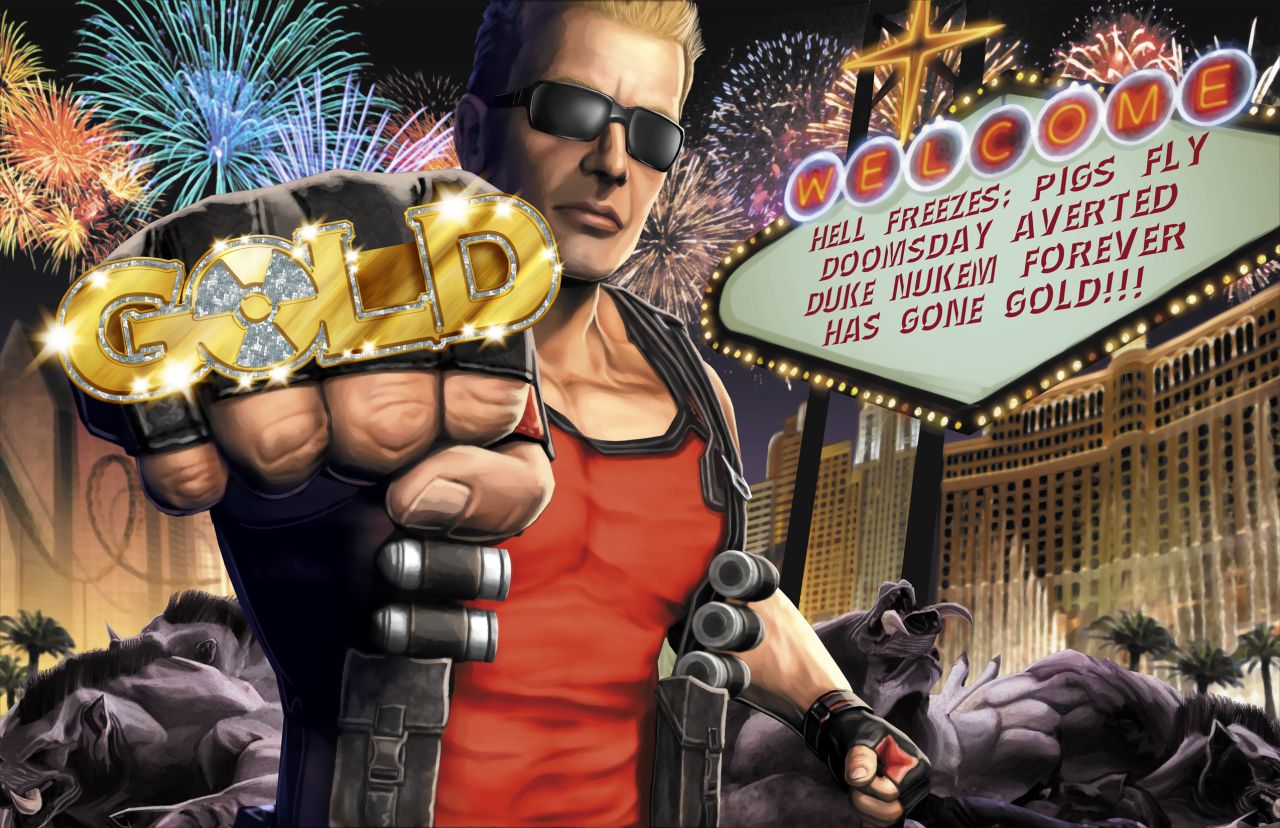 Duke Nukem Forever est passé à l'or