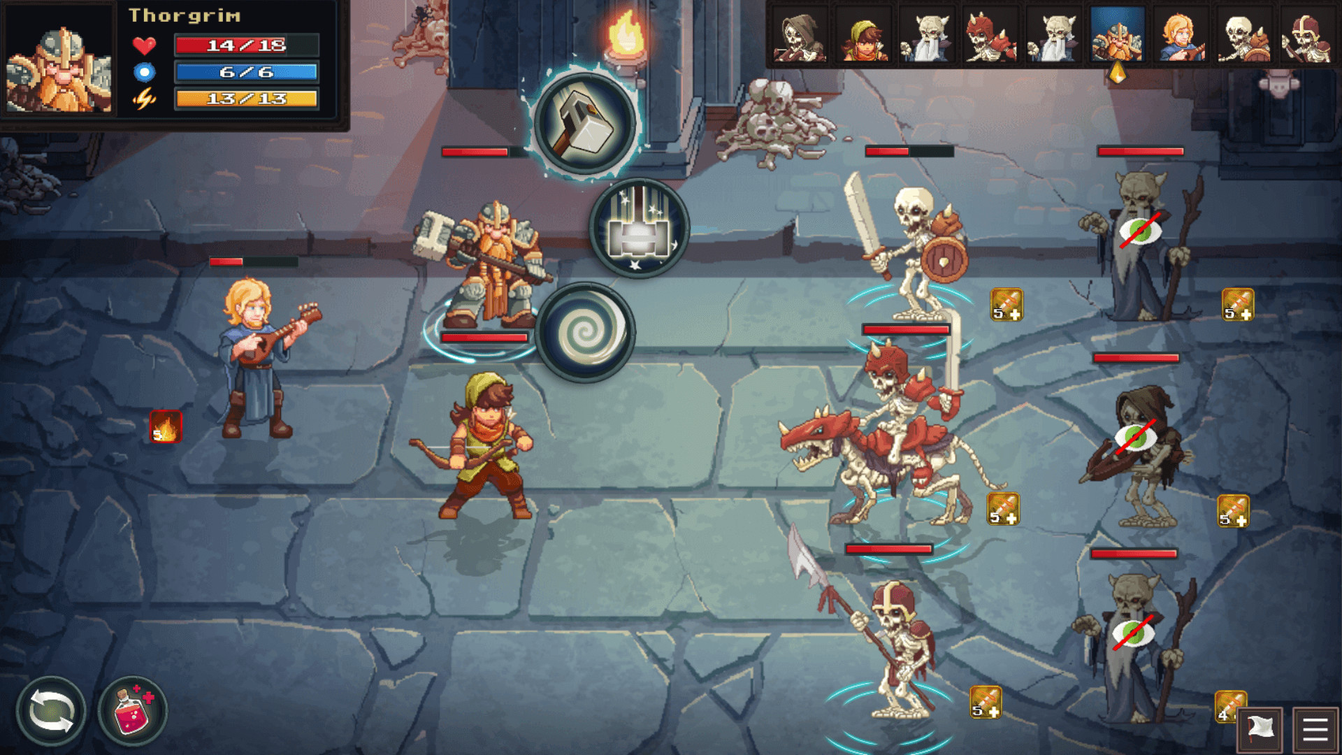 Dungeon Rushers: Crawler RPG v1.4.4 (+4 Trainer)