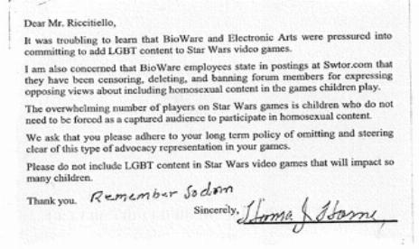 EA Under Attack From Anti-Gay Activists