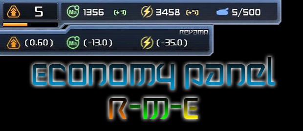 Supreme Commander 2 - Economy Panel R-M-E v1.1 UI MOD (DLC ONLY)