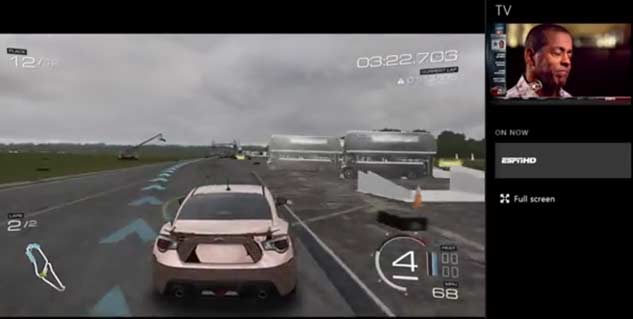Watch TV while you game thanks to Xbox snap