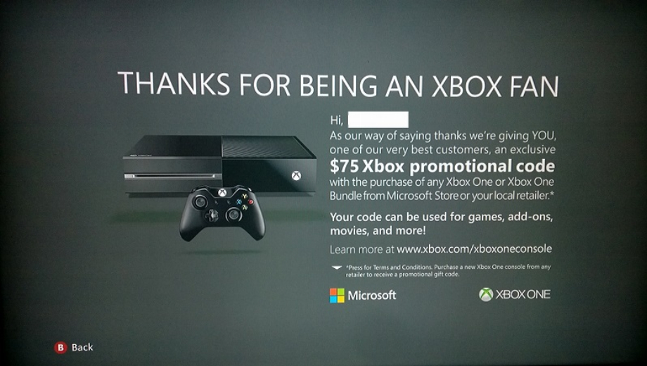 Microsoft Offers $75 To Xbox 360 Owners Who Buy Xbox One