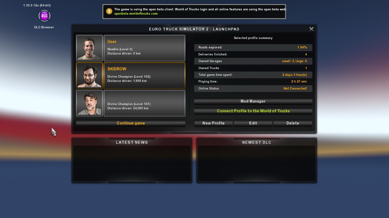EURO TRUCK SIMULATOR 2 V1.30.0.12S (+12 ENTRENADOR)