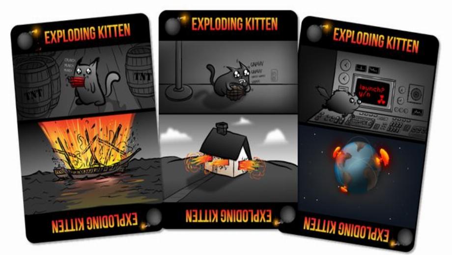 Exploding Kittens Card Game Is The Most Funded Kickstarter Game Ever