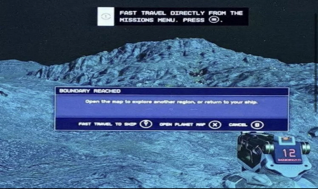 Leaks seem to show that Starfield has invisible walls