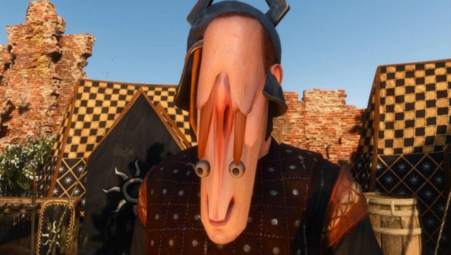 Looking away melts faces in Witcher 3: Wild Hunt
