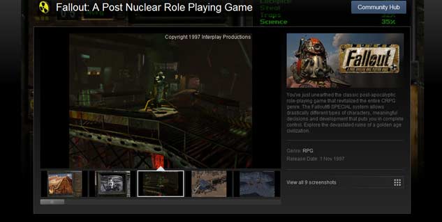 We take it back, Fallout’s off Steam too