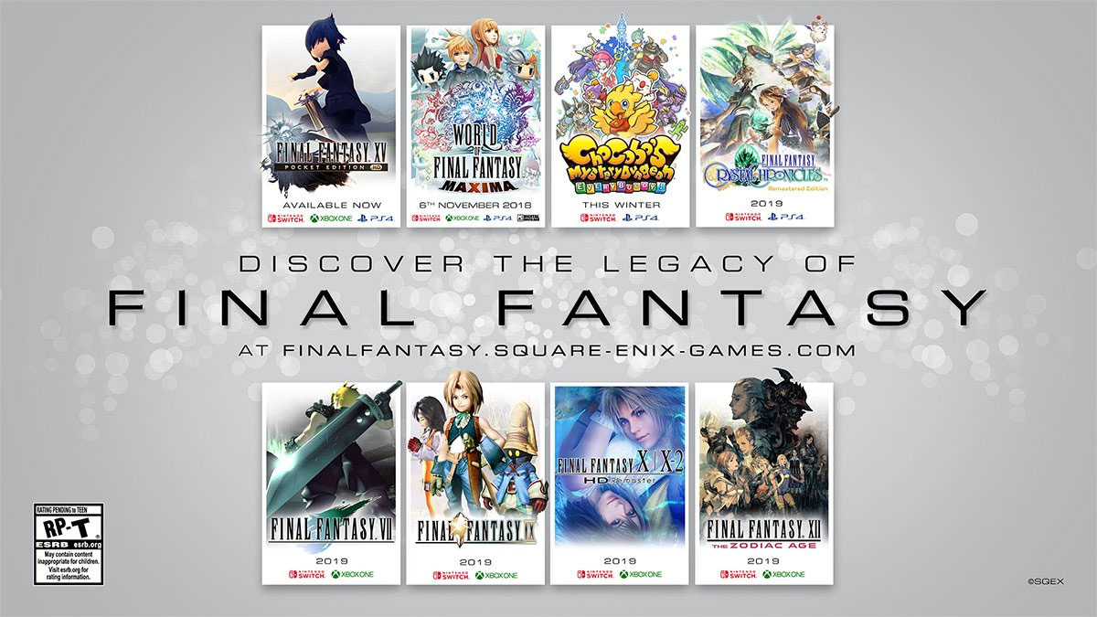 Los juegos clásicos de Final Fantasy llegarán a Nintendo Switch
