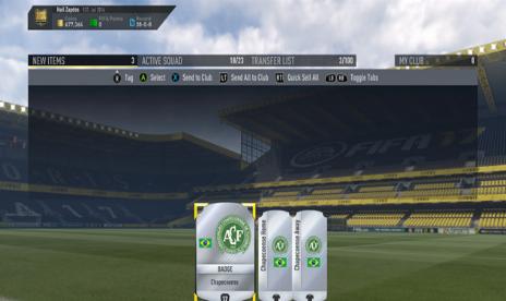 FIFA 17 players can now honour deceased soccer team