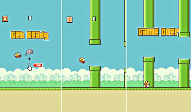 Flappy Bird retiré des magasins en raison d'une "trop grande attention".