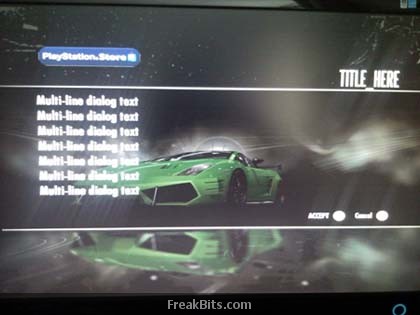 Xbox 360 Need For Speed: Shift Connects To PSN. Crashes