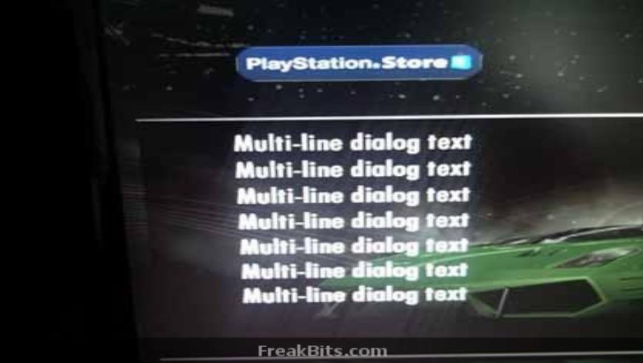 Xbox 360 Need For Speed: Shift Connects To PSN. Crashes