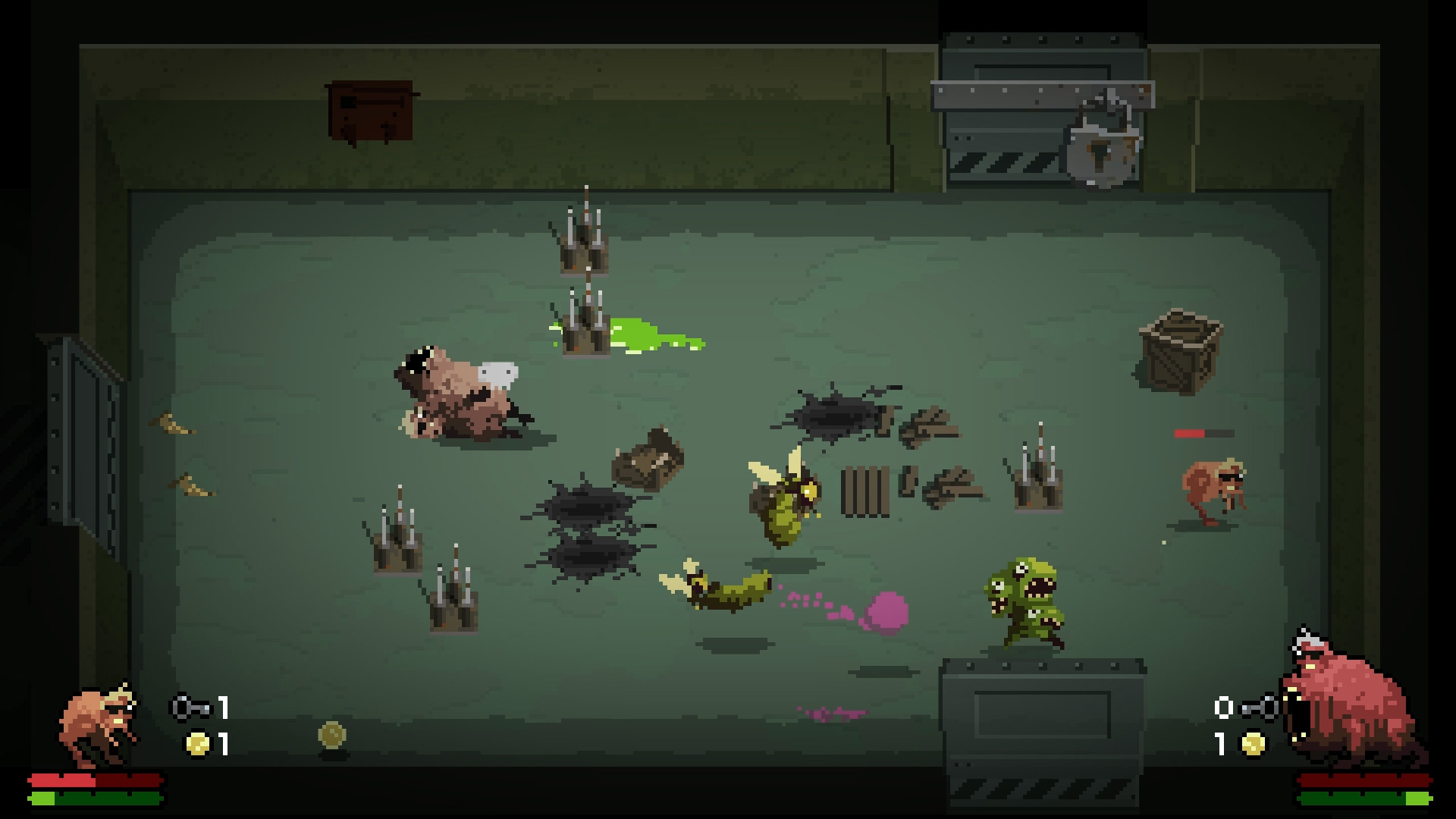 Freaky Awesome is a suitably gross, co-op roguelike