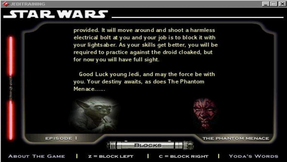Star Wars – Jedi Training