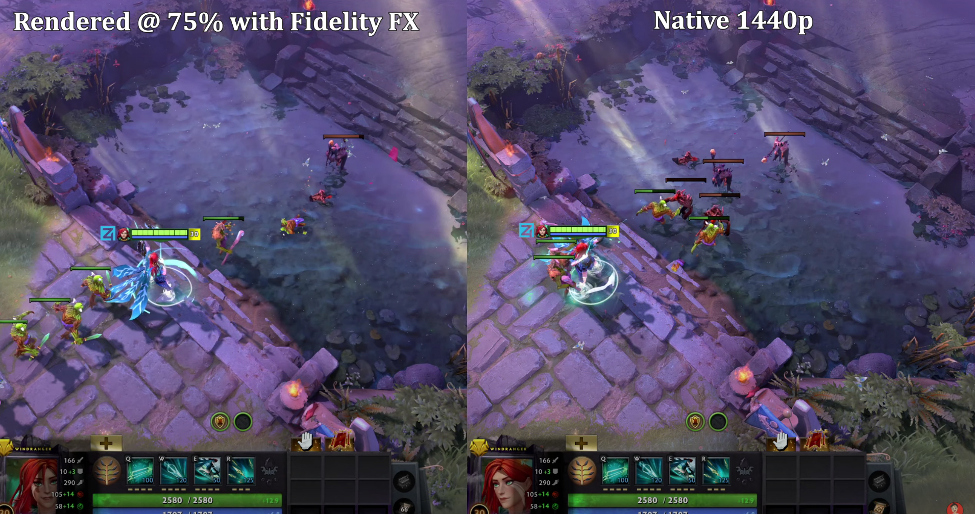 DotA 2 unterstützt jetzt FidelityFX Super Resolution