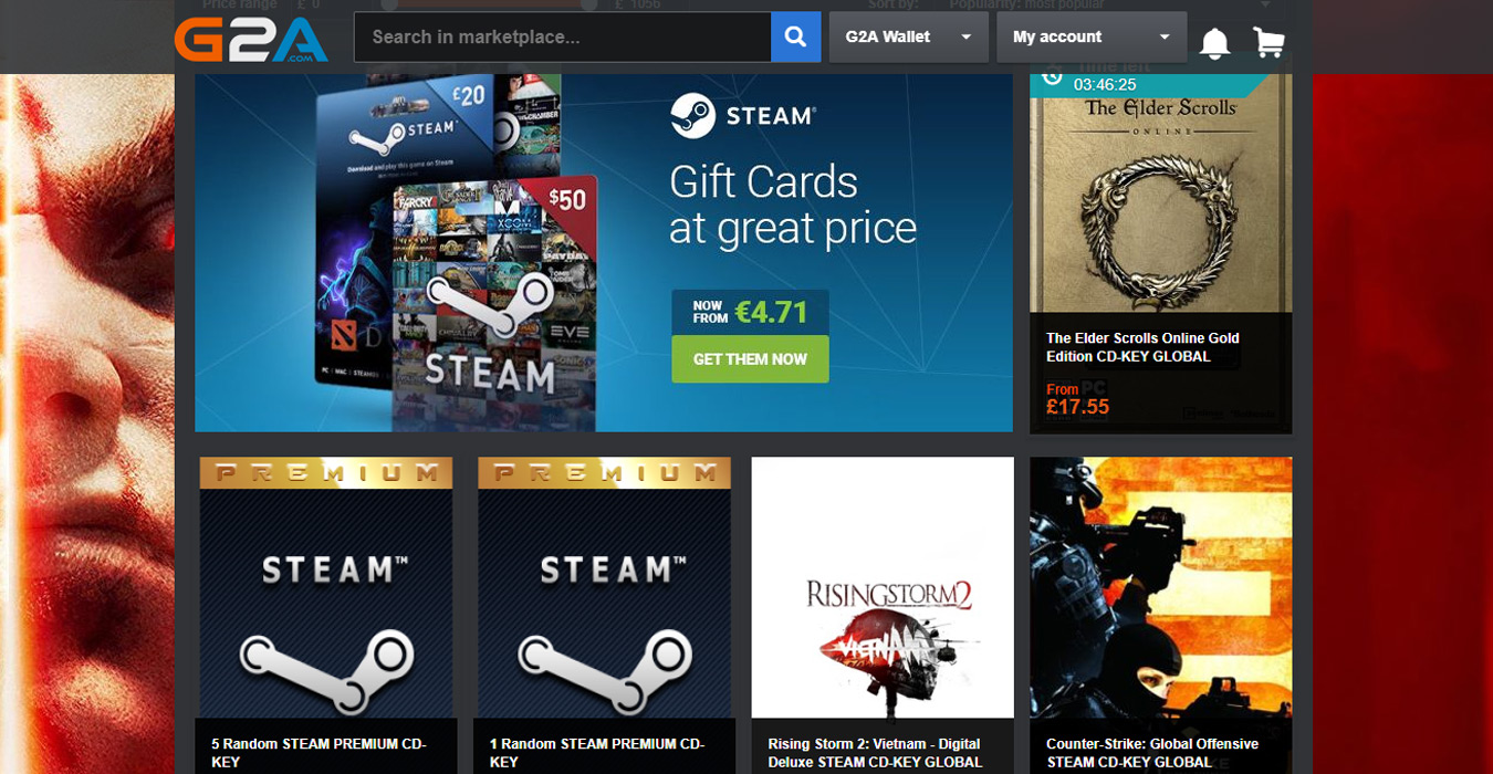 G2A key sellers will need to provide name and address