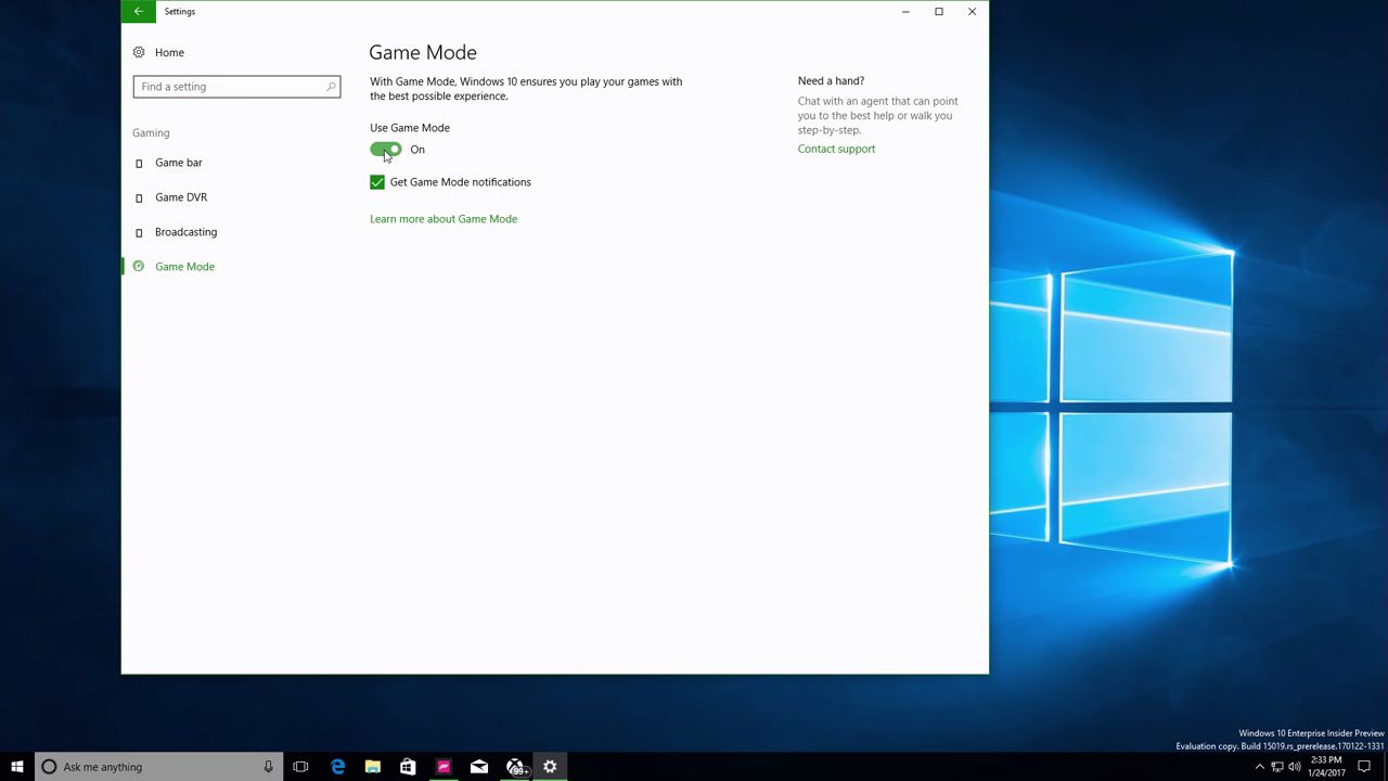 Microsoft erklärt, wie der Windows 10 Spielmodus funktioniert