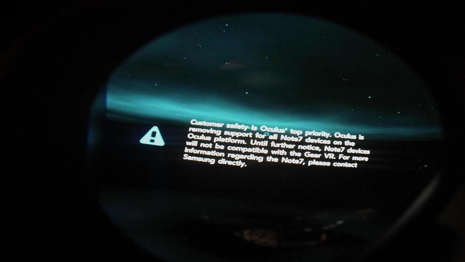 Oculus setzt Gear VR-Unterstützung für Samsung Galaxy Note 7 aus