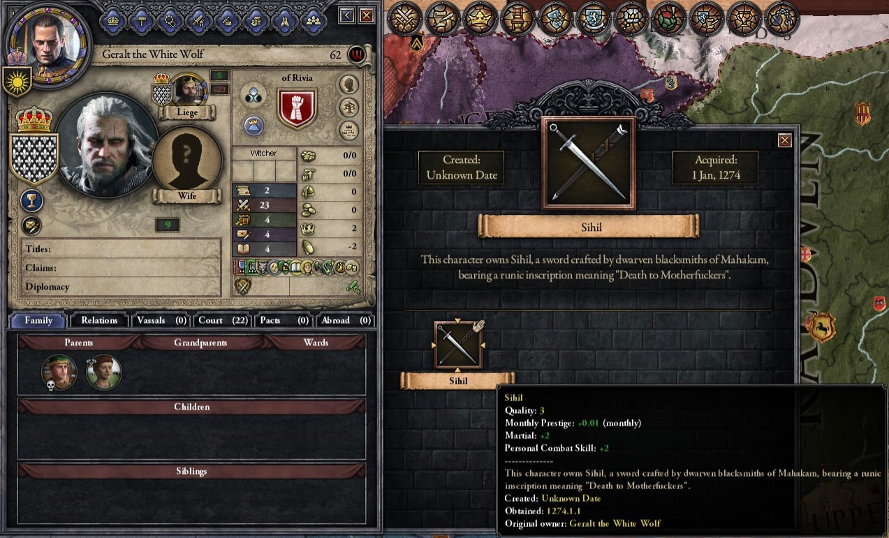 Add The Witcher to your next game of Crusader Kings II with new mod