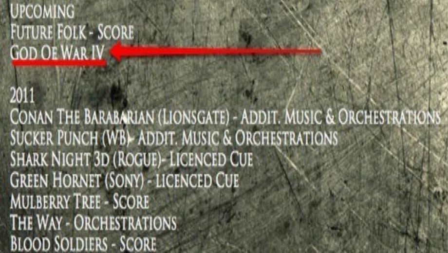 God Of War IV Confirmed By A Composer Who Worked On It