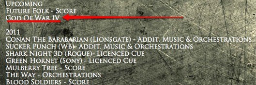 God Of War IV Confirmed By A Composer Who Worked On It