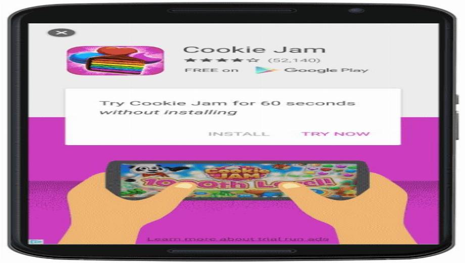 Android Game Ads werden spielbare Demos sein