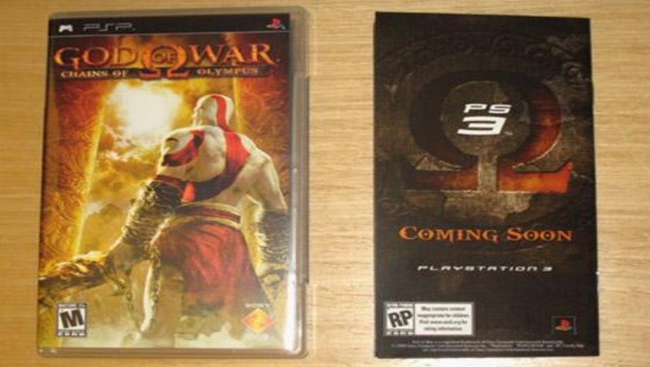 PS3 God Of War 3 Teaser In PSP God Of War