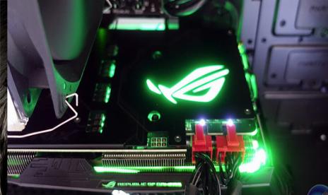 ASUS STRIX 1080 has software controllable RGB lighting