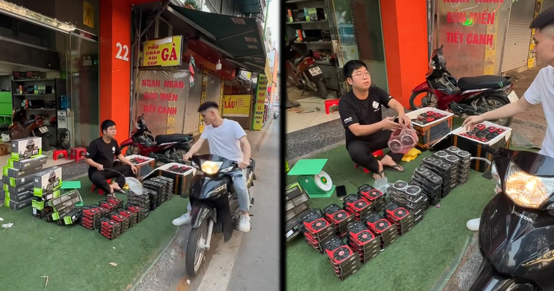 Il est désormais possible d'acheter des GPU en vrac sur les étals de rue vietnamiens