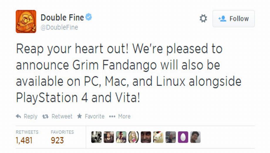 Grim Fandango coming to PC too