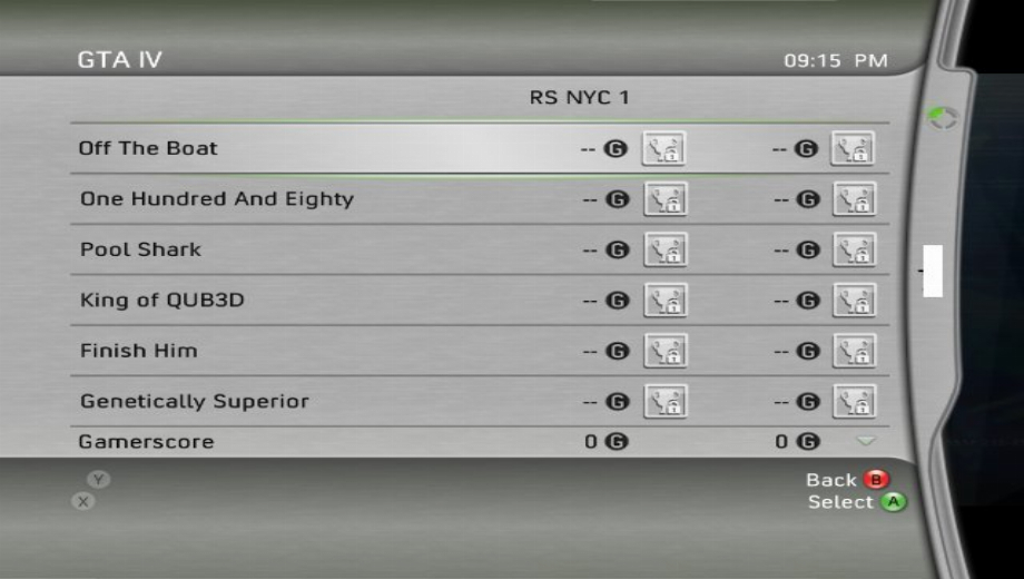 GTA 4 Achievements Leaked (?)