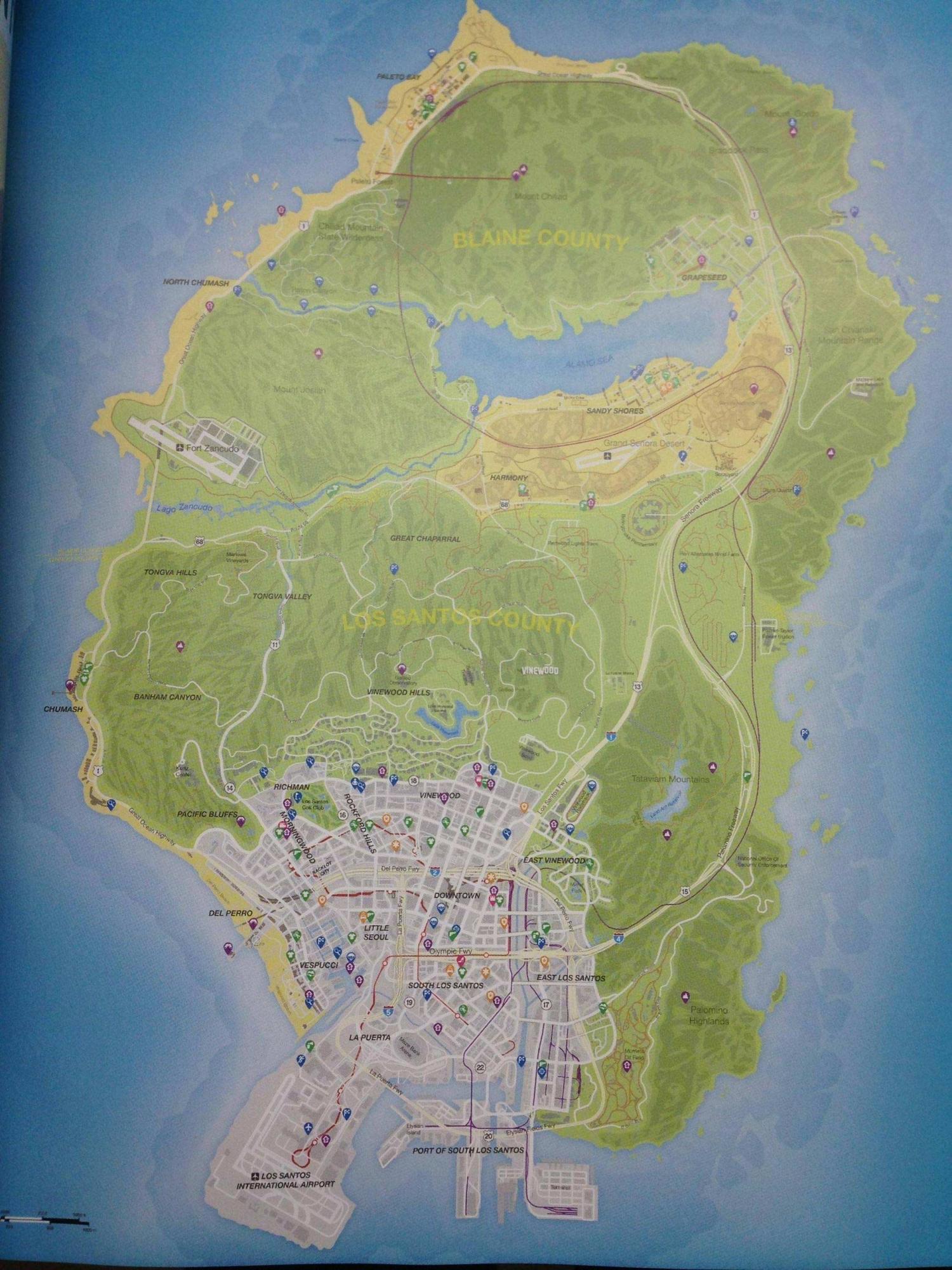 Someone Leaked the GTA V map