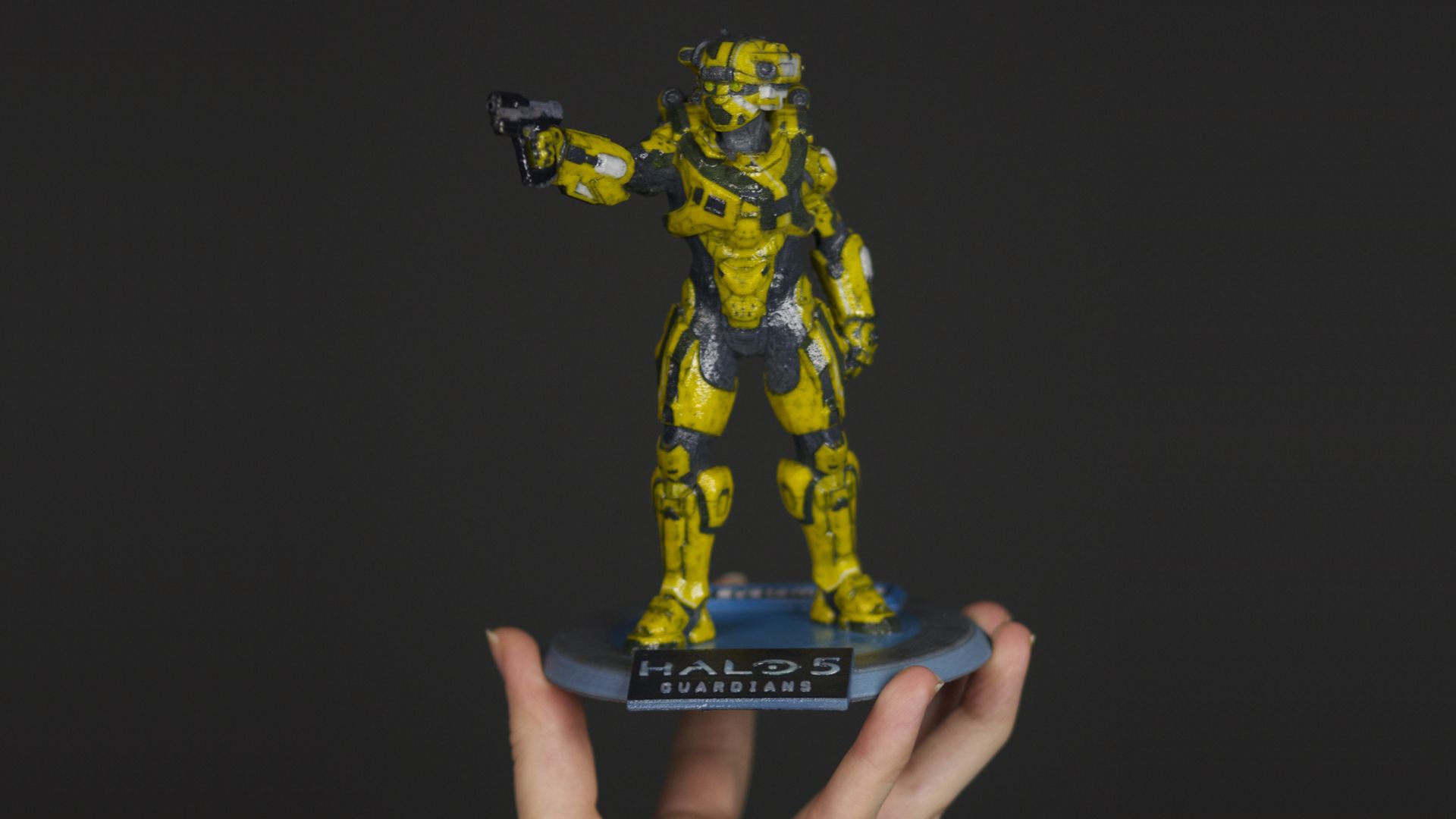 Puedes convertir tu Spartan de Halo 5 en un trofeo impreso en 3D