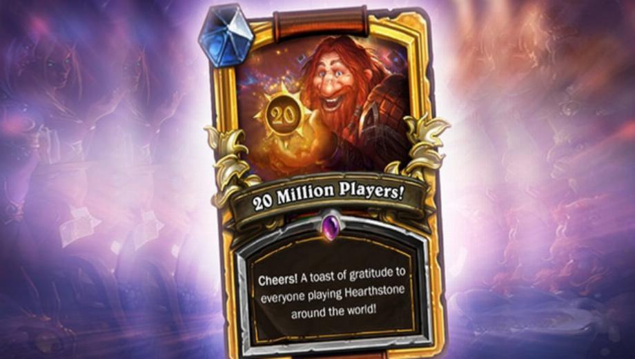 20 million people have played Hearthstone