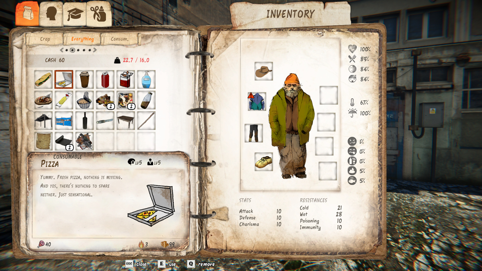 Hobo: Tough Life v1.0 – v1.20 (+32 Trainer)