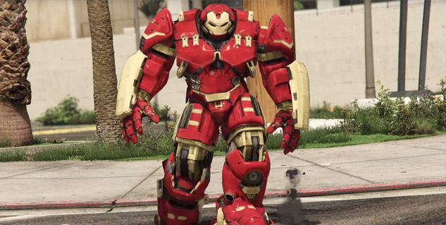 Hulkbuster mod adds giant Iron Man suit to GTA V