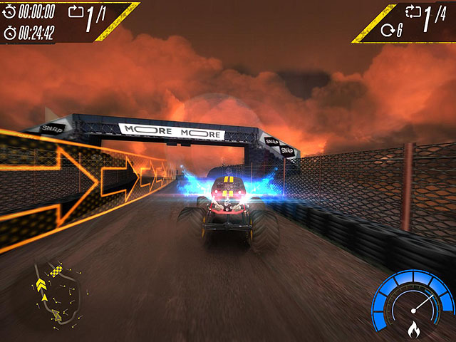 Juego completo Insane Monster Truck Racing Free