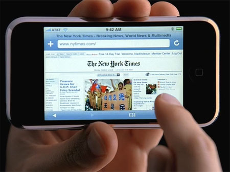 La publicité télévisée pour l'iPhone est jugée trompeuse