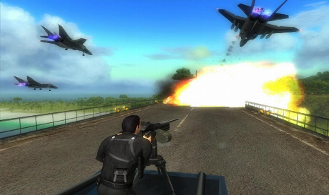 Just Cause - Embarquement dans l'avion du Président