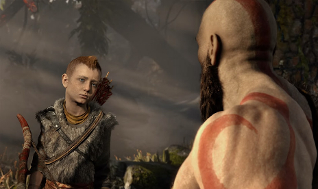 The next God of War has a baby sitting button