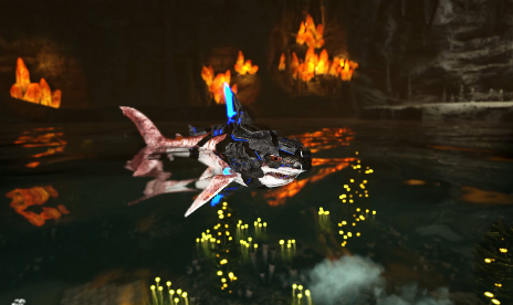 Ark sharks now have lasers attached to their heads