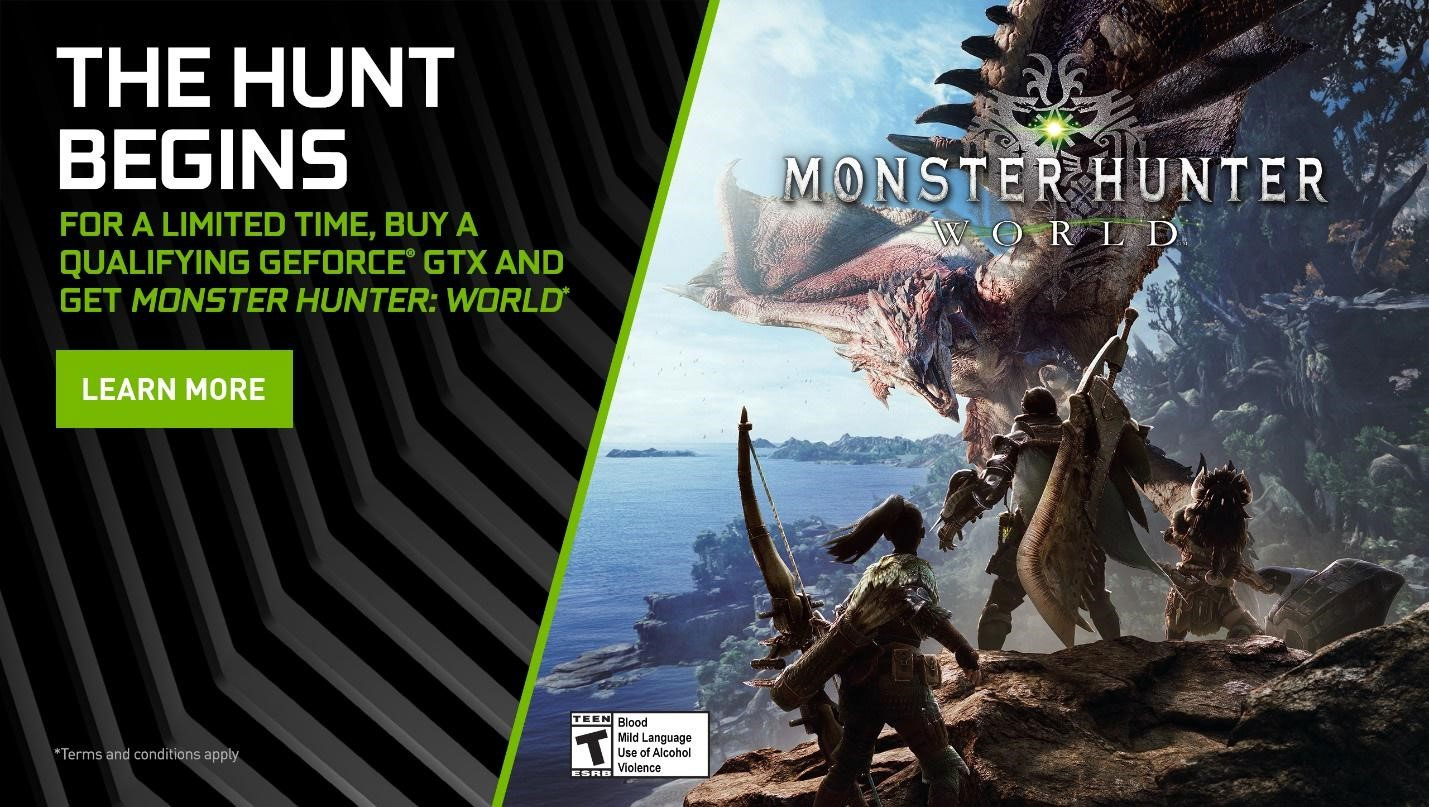 Monster Hunter: World now free with GTX 10-series cards