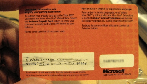 Wide Spread Hack genera Microsoft Points gratis