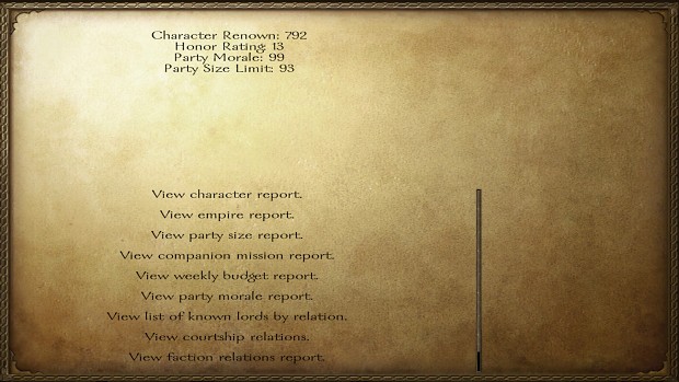 Rapport de l'Empire